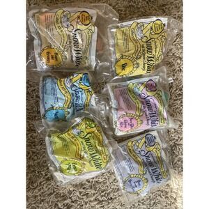 1992 McDonald's Happy Meal Snow White and the Seven Dwarfs‎ Set Of 6 NIP
